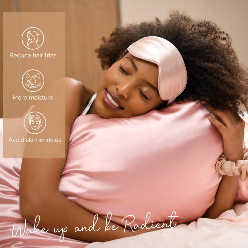 Yanibest Satin Pillowcase, Silk Pillow Cases for Hair and Skin with Zipper, Standard Pillow Cases Set of 2 for 20"x26", Exquisite Packaging for Women Men - Image 5