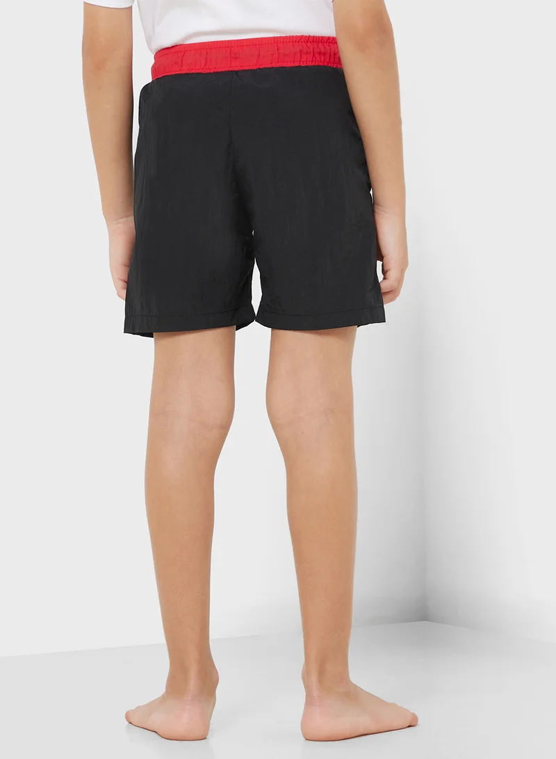 هوجو Kids Logo Swim Shorts
