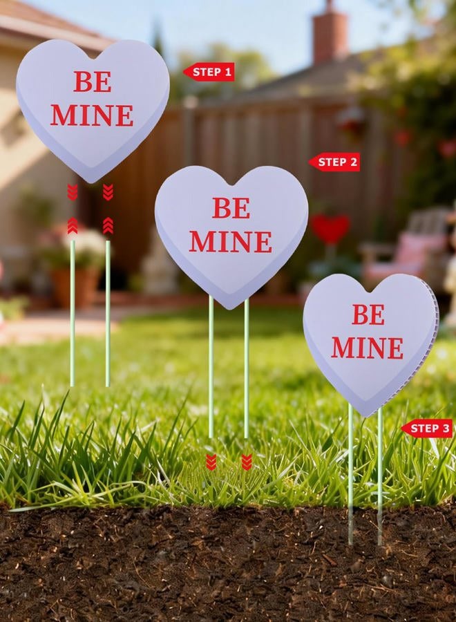 Diltik 10 Pcs Valentine's Day Yard Sign - Image 3