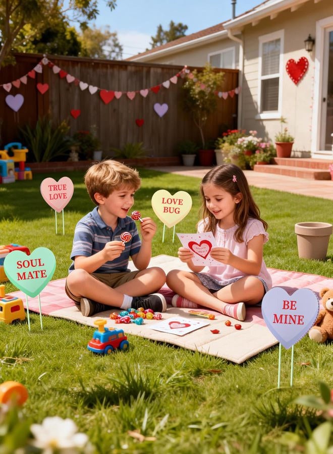 Diltik 10 Pcs Valentine's Day Yard Sign - Image 4