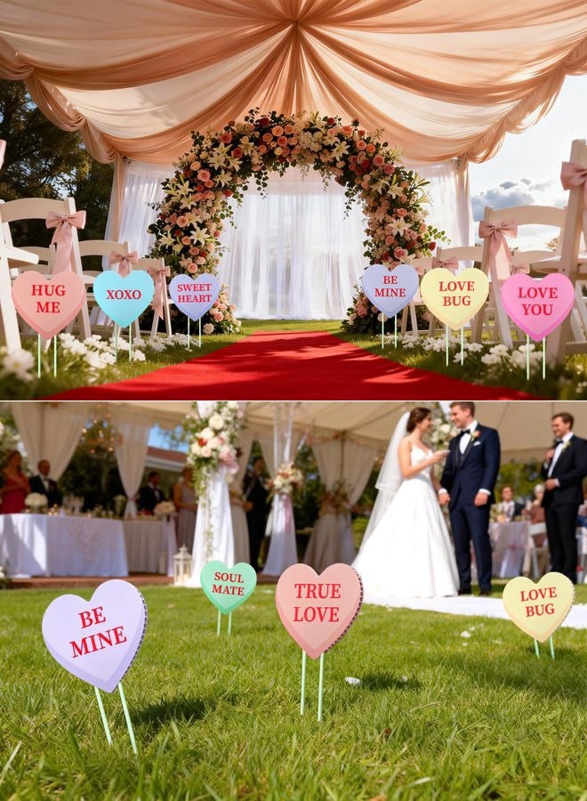 Diltik 10 Pcs Valentine's Day Yard Sign - Image 5