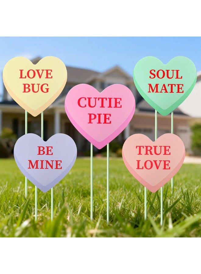 Diltik 10 Pcs Valentine's Day Yard Sign - Image 1
