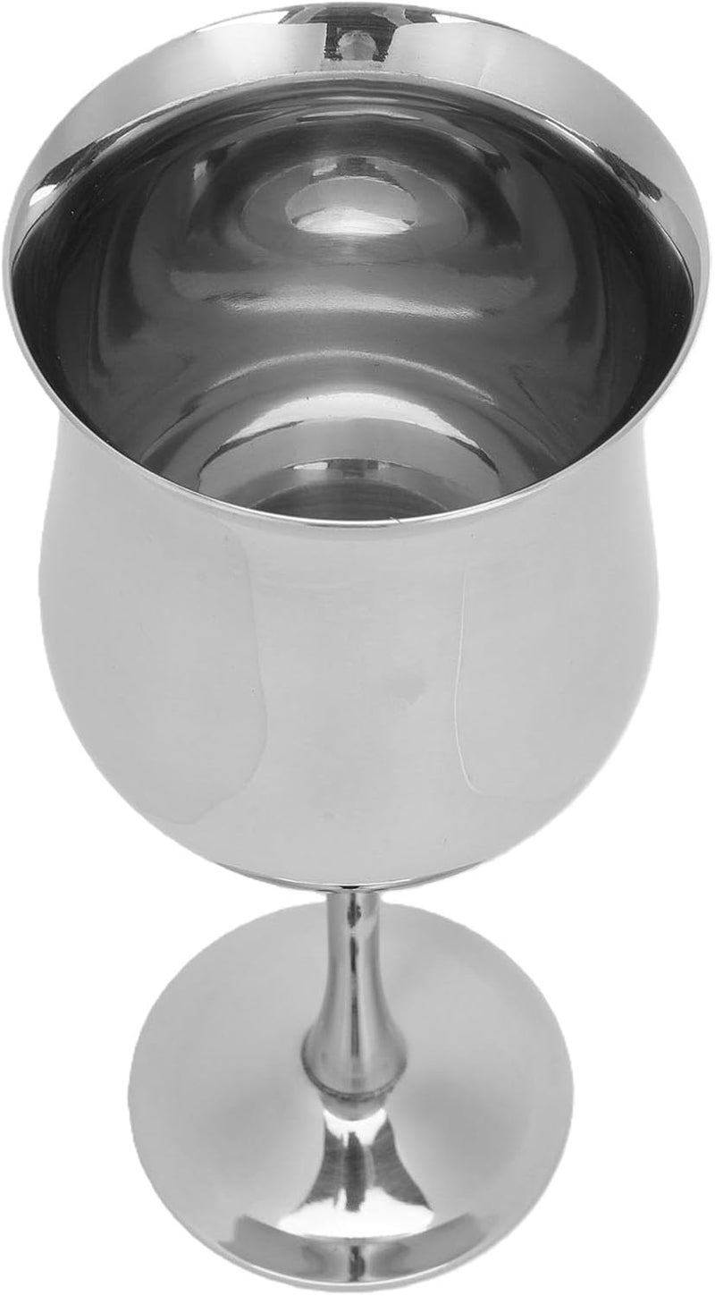 304 Stainless Steel Champagne Flute 310Ml Drop Proof Stemmed Glass For Pool Deck, Unbreakable Metal Wine Cup For Outdoor Party - Image 1
