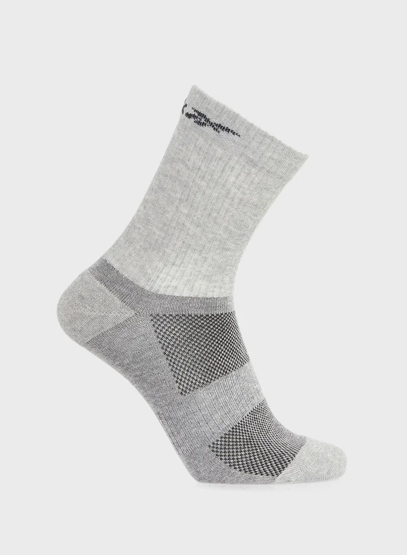 Reebok 3 Pack Of Te Mid Crew Socks