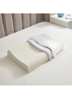 Rest Crescent Anit Stress Knitted Memory Foam Pillow With Removable And Washable White Cover 40X60 (3X11Cm)  - Image 5