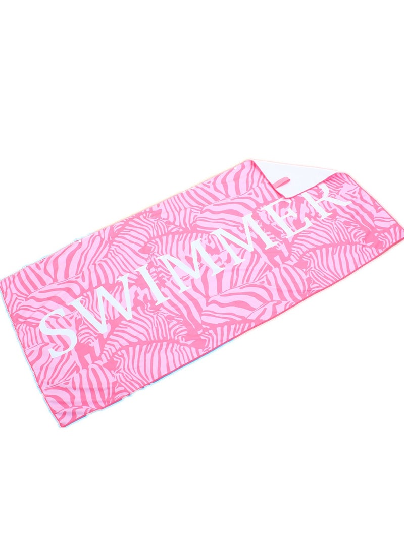 70x150cm Printed Quick-Dry Towel Microfiber, Summer Gym & Swimming Use Beach Towel