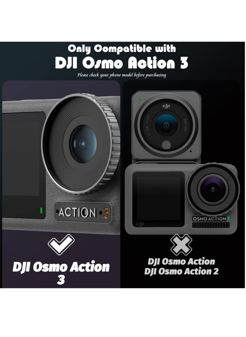 KASTWAVE - 2 Sets Compatible for DJI OSMO Action 3 Screen Protector Anti Scratch High-Definition Tempered Glass, Screen Protector, Ultra-Clear Tempered Glass Cover Anti-Bubble, Transparent [2+2+2Pack] - Image 1