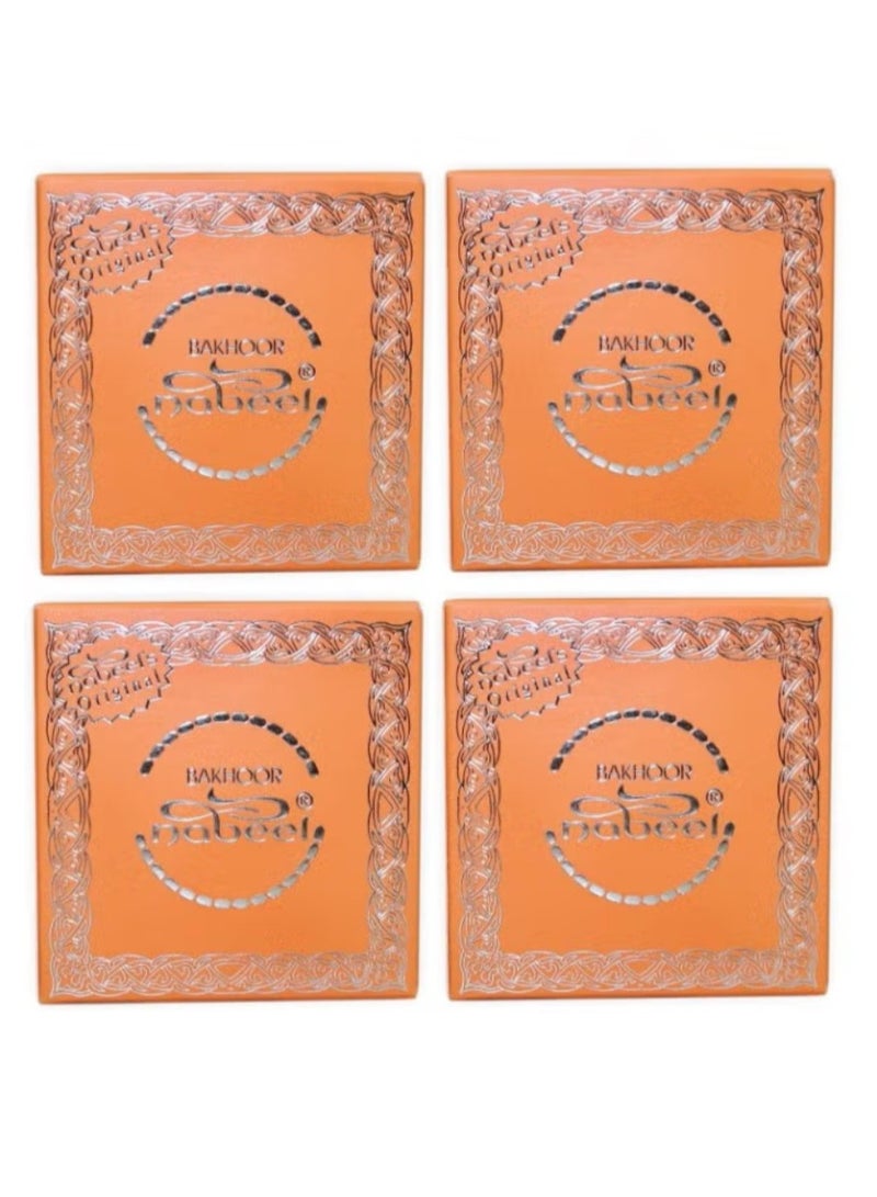 Nabeel 4 Pcs Nabeel Bakhoor Oriental-Woody Incense  40 Grams - Image 1