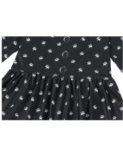 Excefore Cosplay Party Dress for Kids, Dress Matches Crossbody Bag, Black and white Polka Dot Dress, Suitable for Costume Parties and Stage Shows  - Image 5