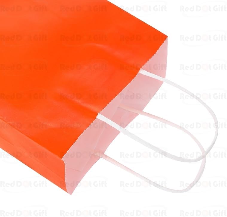 Red Dot Gift REDDOTGIFT® Pack of 24 Mixed Color Kraft Paper Gift Bags - Image 5