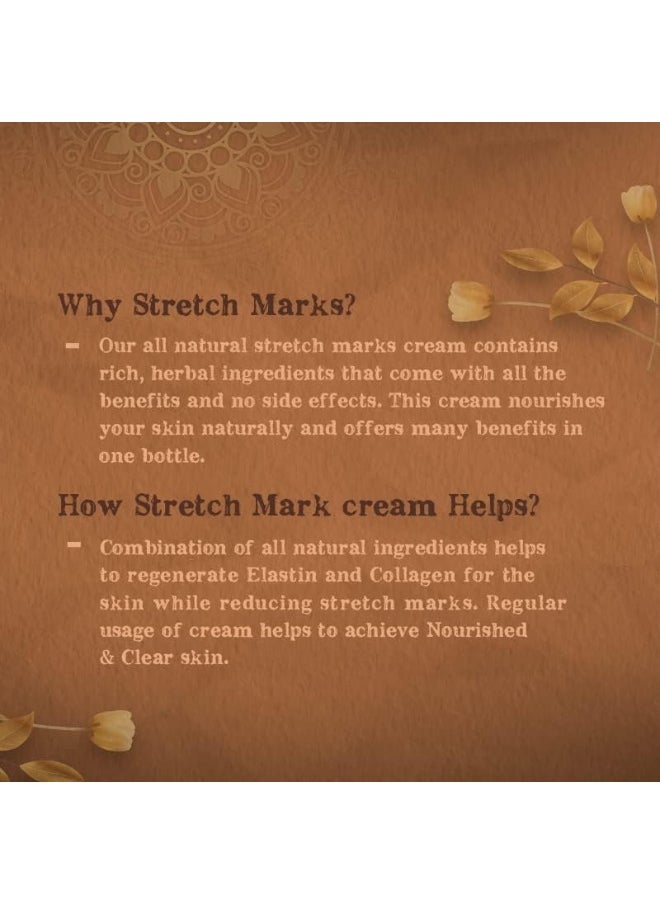 kaumudi - Stretch Mark Cream | For Women and Men | Handmade with Natural Ingredients | Reduce Stretch Marks | Reduces Scars, Spots and and Tighten your Skin | Hydrate & Moisturizes | All Skin Types | No Artificial Color | No Artificial Fragrance | Sulphate , Paraben & SLS free | 90 GM / 3.17 fl Oz - Image 1