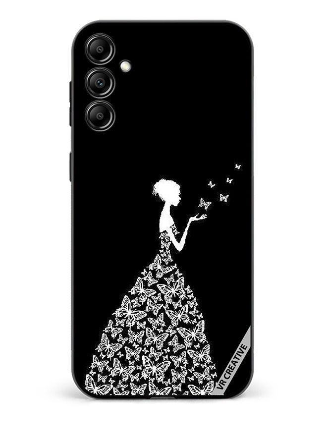 VR CREATIVE Protective Case Cover For Samsung Galaxy M54 Girl In Butterfly Dress Design Multicolour  - Image 1