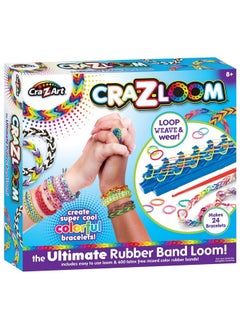 Cra-Z-Art Cra-Z-Art Cra-Z-Loom Ultimate Rubber Band Bracelet Maker Activity Kit for Ages 8 and Up (packaging may vary)  - Image 1