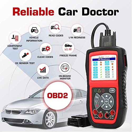 Autel AL539 Code Reader OBD2 Scanner Scan Tool Car Electrical Tester with Full OBD2 Diagnoses and Avometer Function(Upgraded Version of AL519) - Image 3
