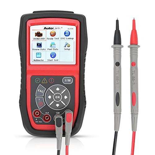 Autel AL539 Code Reader OBD2 Scanner Scan Tool Car Electrical Tester with Full OBD2 Diagnoses and Avometer Function(Upgraded Version of AL519) - Image 1