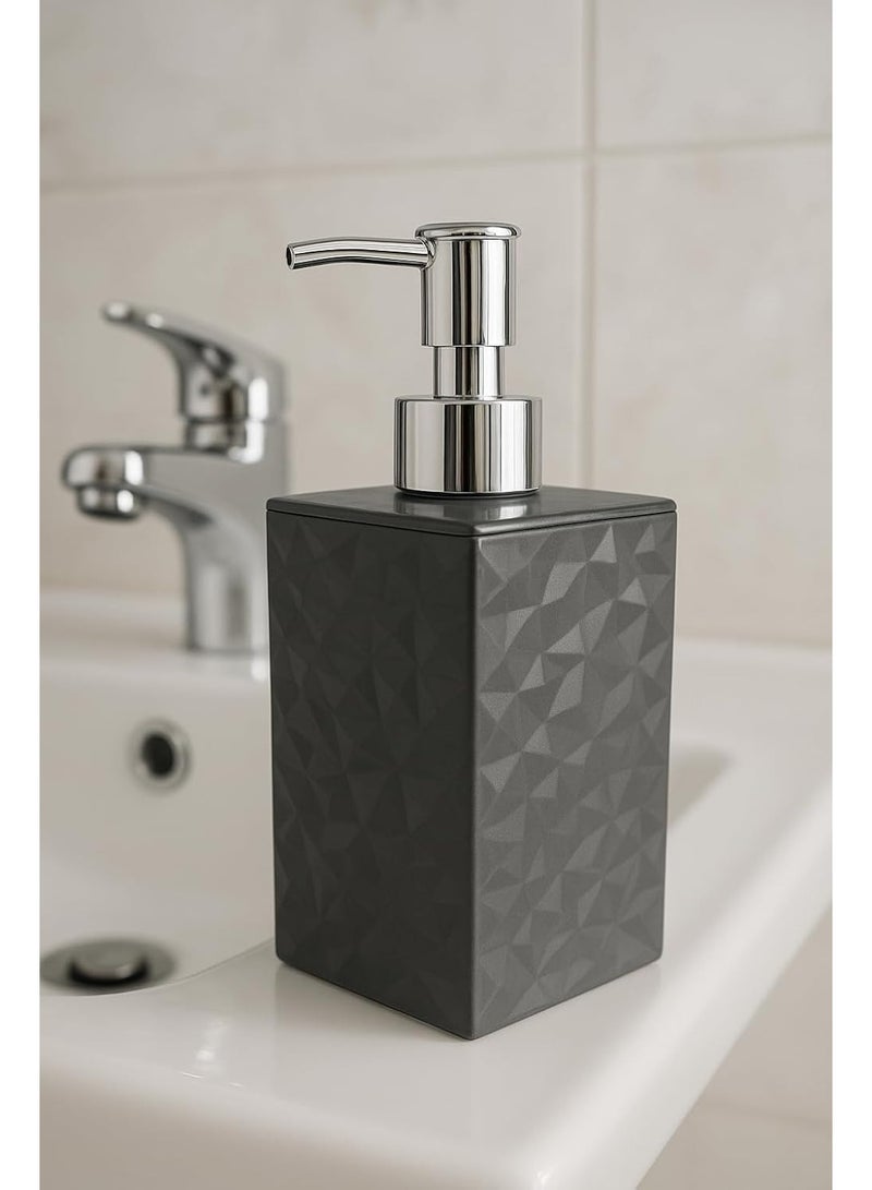 صندوق العاب موزع صابون سائل للحمام والمطبخ - زجاجة قابلة لإعادة التعبئة بمضخة لغسل اليدين والشامبو والبلسم وجل الاستحمام. - Image 4