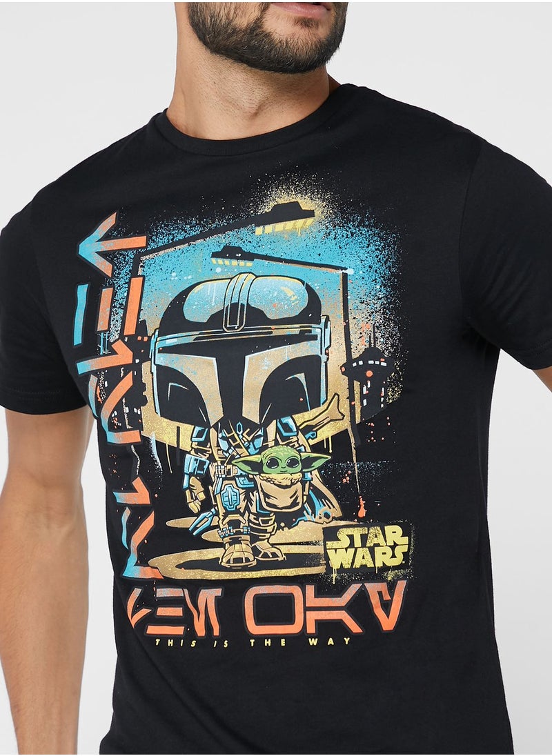 Funko Mandalorian Crew Neck T-Shirt  - Image 3