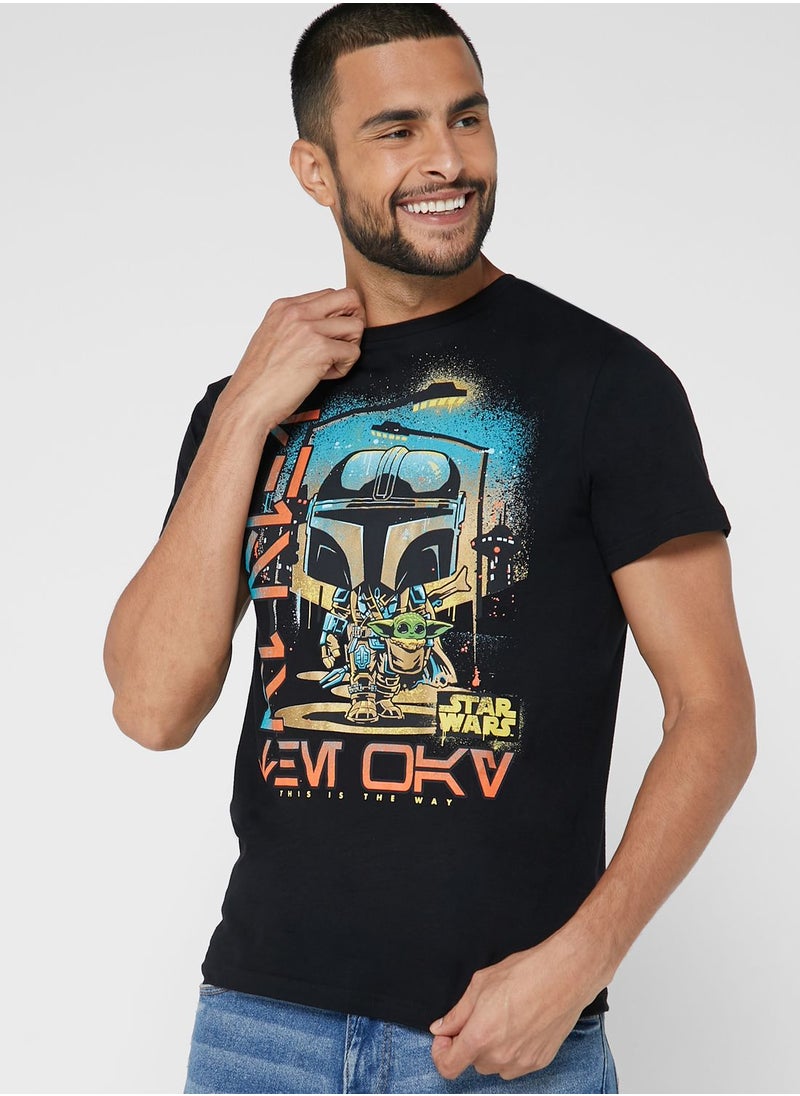 Funko Mandalorian Crew Neck T-Shirt  - Image 1