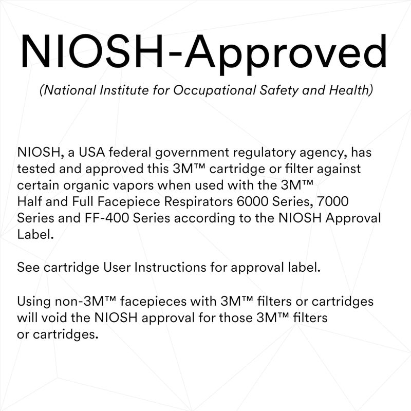 3M P100 Respirator Cartridge/Filter 60923, 1 Pair, NIOSH Approved, Helps Protect Against Organic Vapors, Acid Gases, and Particulates, Magenta, Yellow - Image 2