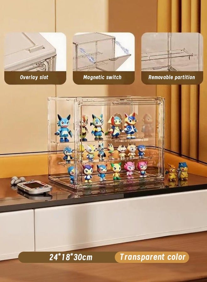 Special Acrylic Display Showcase Blind Box Shelf Storage Hand Dolls Toys Lego Models Transparent Dust Protection Cabinet With Magnetic Door - Image 1