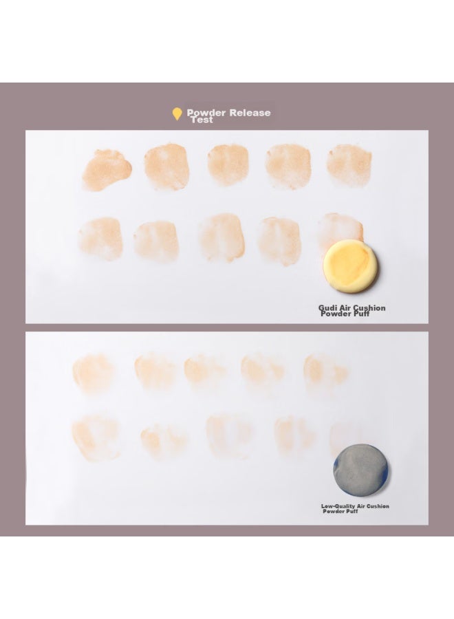GOOOD Gudi Goood Air Cushion Powder Puff, Loose Powder Sponge, Powder Box, Bb Cream , Face Washing Powder Foundation Puff, Universal For Dry And Wet Use, Beauty Makeup Tool - Image 2