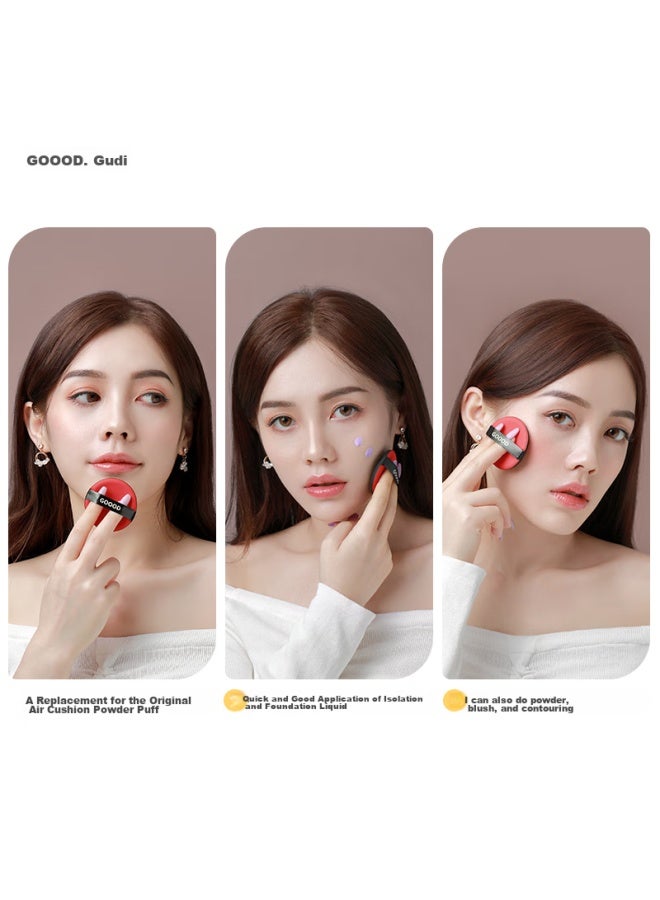 GOOOD Gudi Goood Air Cushion Powder Puff, Loose Powder Sponge, Powder Box, Bb Cream , Face Washing Powder Foundation Puff, Universal For Dry And Wet Use, Beauty Makeup Tool - Image 3