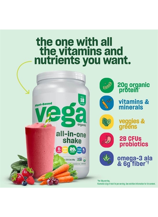 Vega Organic All-in-One Shake NET WT 26.9 OZ (1lb 10.9oz)(Packaging May Vary)  - Image 4