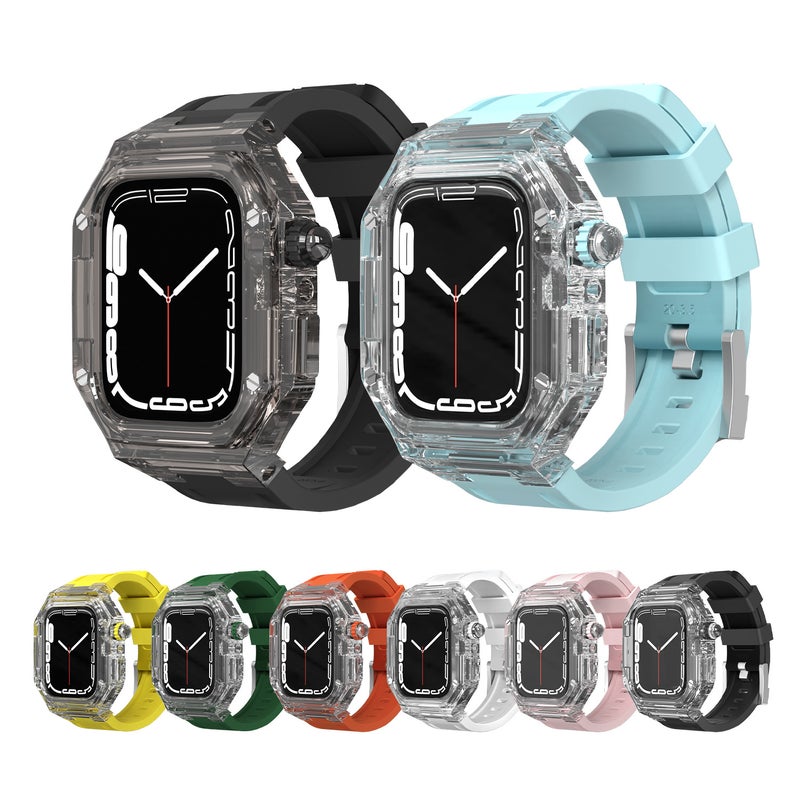 Suitable For Apple Watch 49/46/41/40/44/45/42Mm Modified Transparent Case Iwatch S11 Protective Case - Image 2