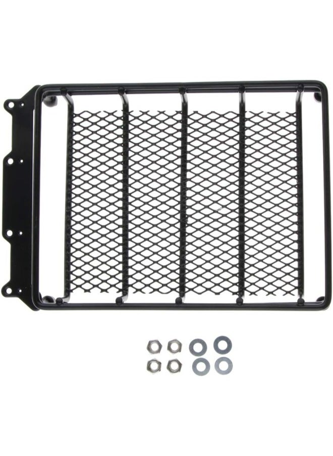 silvercnc Top Storage Roof Rack Cargo Luggage Carrier Basket with Metal Black  - Image 1