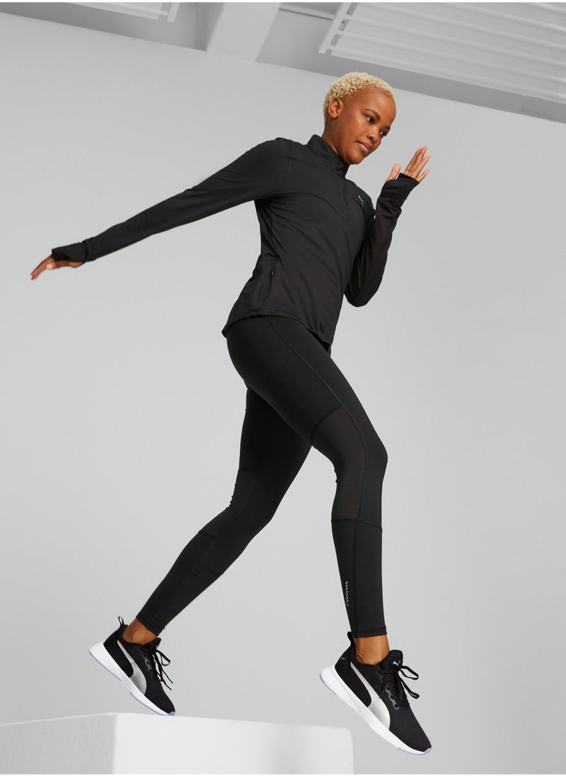 PUMA - Flyer Runner Femme Womens Black Running Shoes - Image 1
