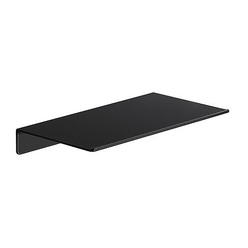 Danpoo Small Floating Shelf for Wall Storage Mini Display Shelf for Collectibles Metal Wall Shelf for BathroomLiving RoomKitchenBedroomBlack 8