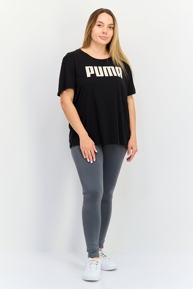 PUMA Women Relaxed Fit Short Sleeves Outdoor T-Shirt, Black - Image 3