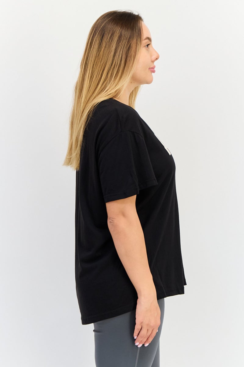 PUMA Women Relaxed Fit Short Sleeves Outdoor T-Shirt, Black - Image 4