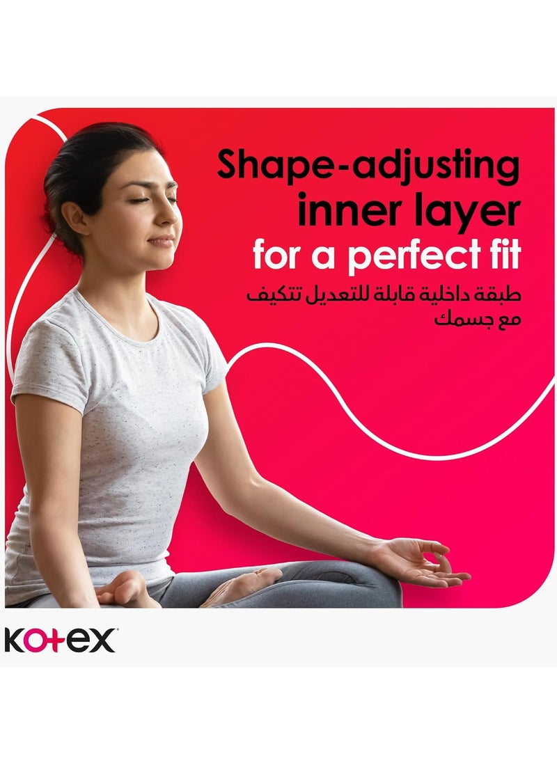 Kotex Ultra Thin Pads, Super Size Sanitary Pads with Wings