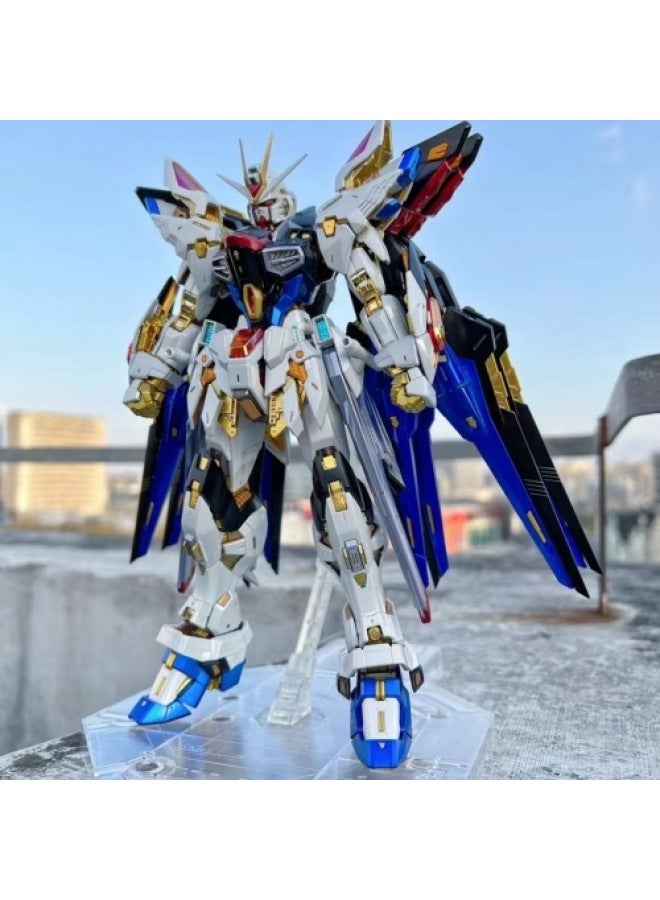 National Model Boy Assembled Toy Gundam Model Hg Unicorn Red Heretic Angel Strike Free Building Block Figure-Color:00r Enhanced Module + Drone - Free Bracket
