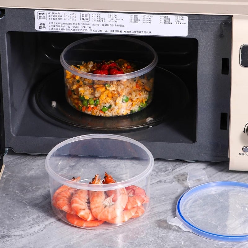 Factory Generation Multi-Functional Sealed Plastic Refrigerator Fresh-Keeping Bowl Microwave Oven Heating Lunch Box Food Storage Fresh-Keeping Box - Image 4