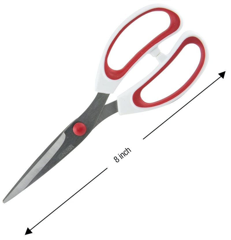 SINGER 00450 8-Inch All Purpose Scissor with Comfort Grip, , - Image 5