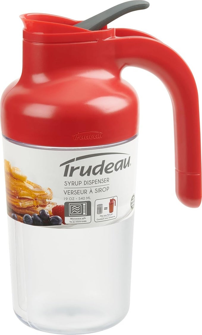 19OZ RED SYRUP DISPENSER