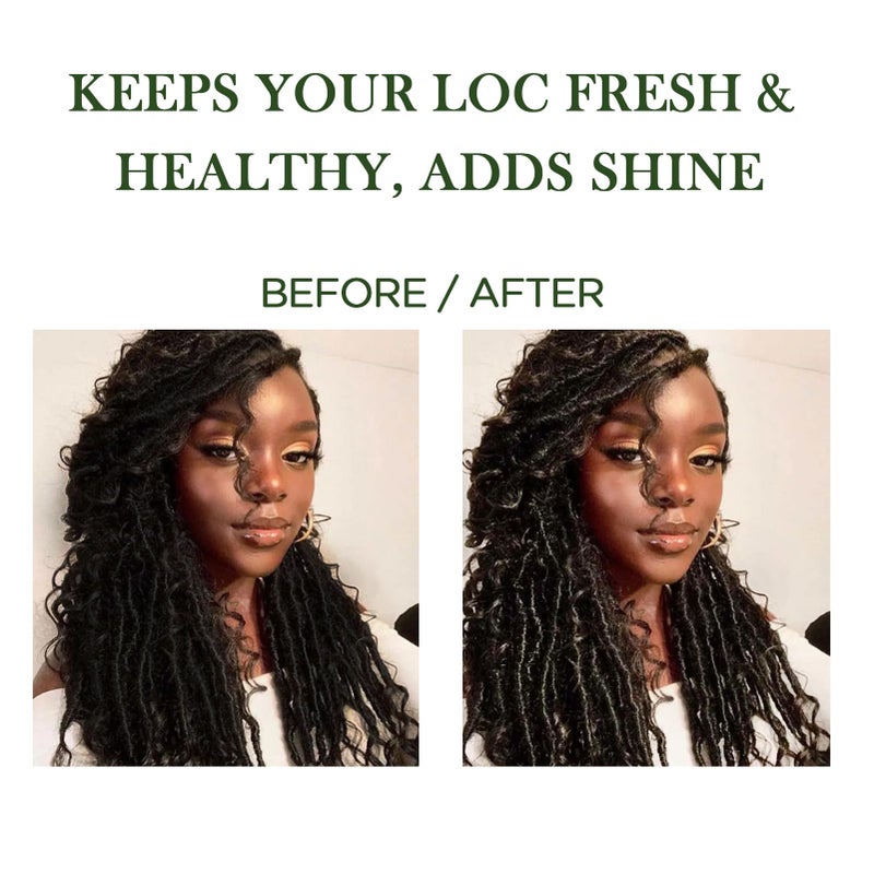 Goiple 6.8 fl oz Braid Spray Rose Mint for Dreads, Dreadlocks, Locks Spray Rose Water for Itchy Scalp, Shine & Lightweight for Dull Hair Twists, Cornrows, Box Braids Moisturizer - Image 5