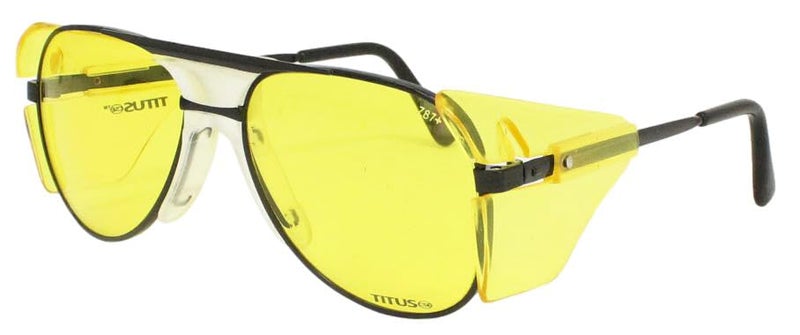 TITUS G77 Premium Metal Frame Aviator Z87 Z871 Safety Glasses Side Shield Motorcycle Shooting DOT ANSI CE Approved Eyewear - Image 1