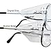 TITUS G77 Premium Metal Frame Aviator Z87 Z871 Safety Glasses Side Shield Motorcycle Shooting DOT ANSI CE Approved Eyewear - Image 2