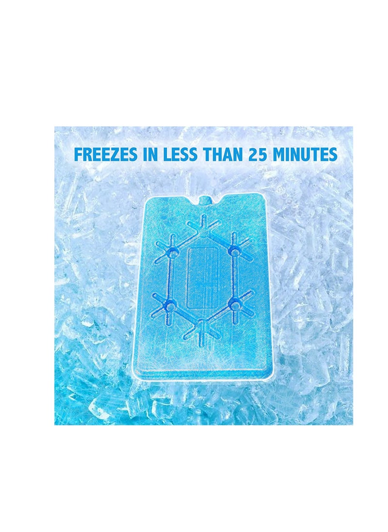 DMG TECH DMG Ice Packs for Lunch Box, Reusable Ultra-Thin Freezer Packs, Slim & Long-Lasting Ice Pack, for Picnic, Camping, Fishing and More, Keep Beverages Foods Cold & Fresh (4 Pack)  - Image 3