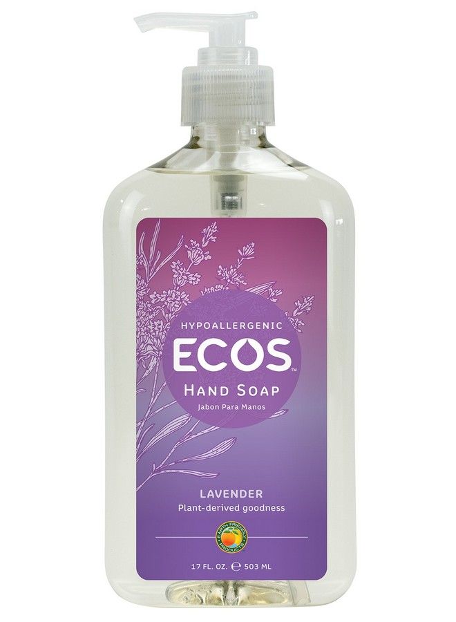ECOS Earth Friendly Products Hand Soap Lavender 17 Ounce Bottle - Image 2