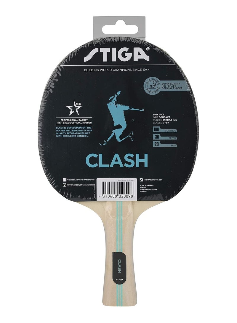 Stiga Hobby Clash Table Tennis Racket, One Size - Image 1