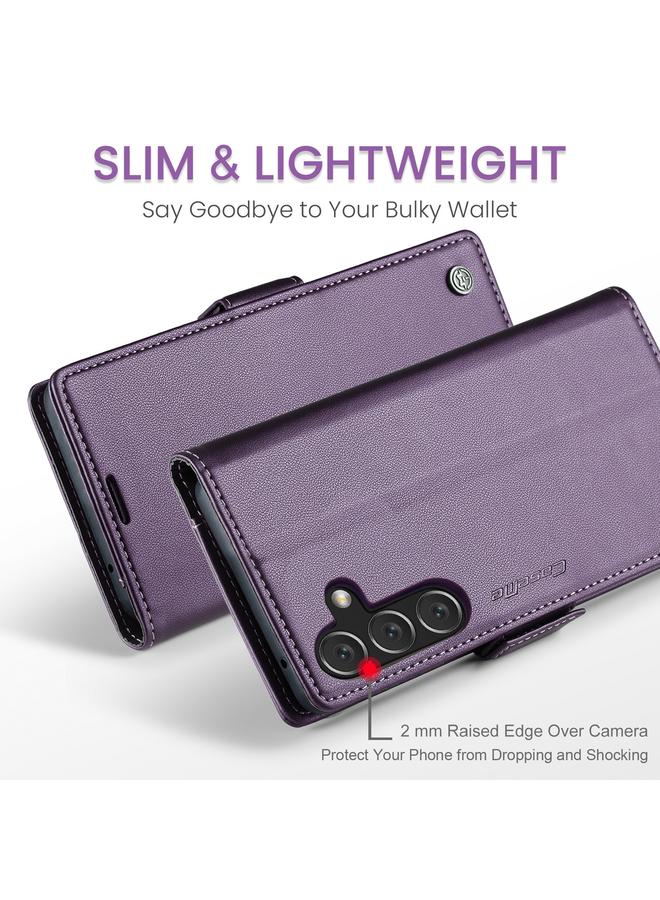 CaseMe Case For Samsung Galaxy A16 5G 023 Butterfly Buckle Litchi Texture RFID Anti-theft Leather Phone Case - Image 3