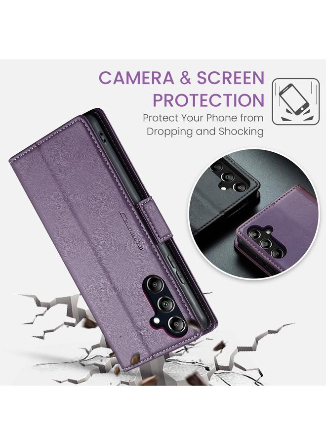 CaseMe Case For Samsung Galaxy A16 5G 023 Butterfly Buckle Litchi Texture RFID Anti-theft Leather Phone Case - Image 4