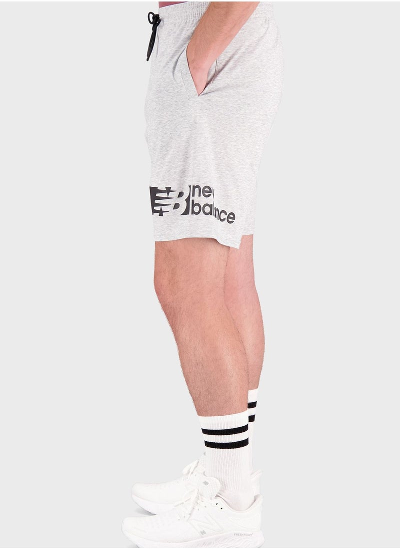 New Balance - Heathertech Shorts - Image 1