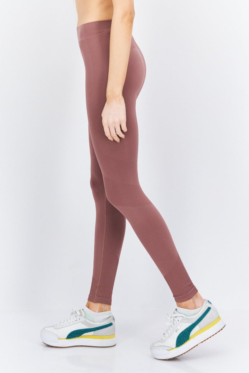 Weekday ليجنز نسائي سادة، بني - Image 3