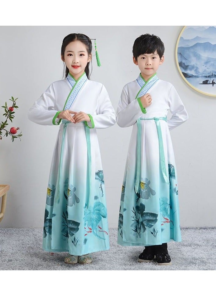 general Traditional Girl's Ancient Hanfu Costume - Elegant Princess Performance Dress for Stage, Cosplay & Cultural Events - Image 1