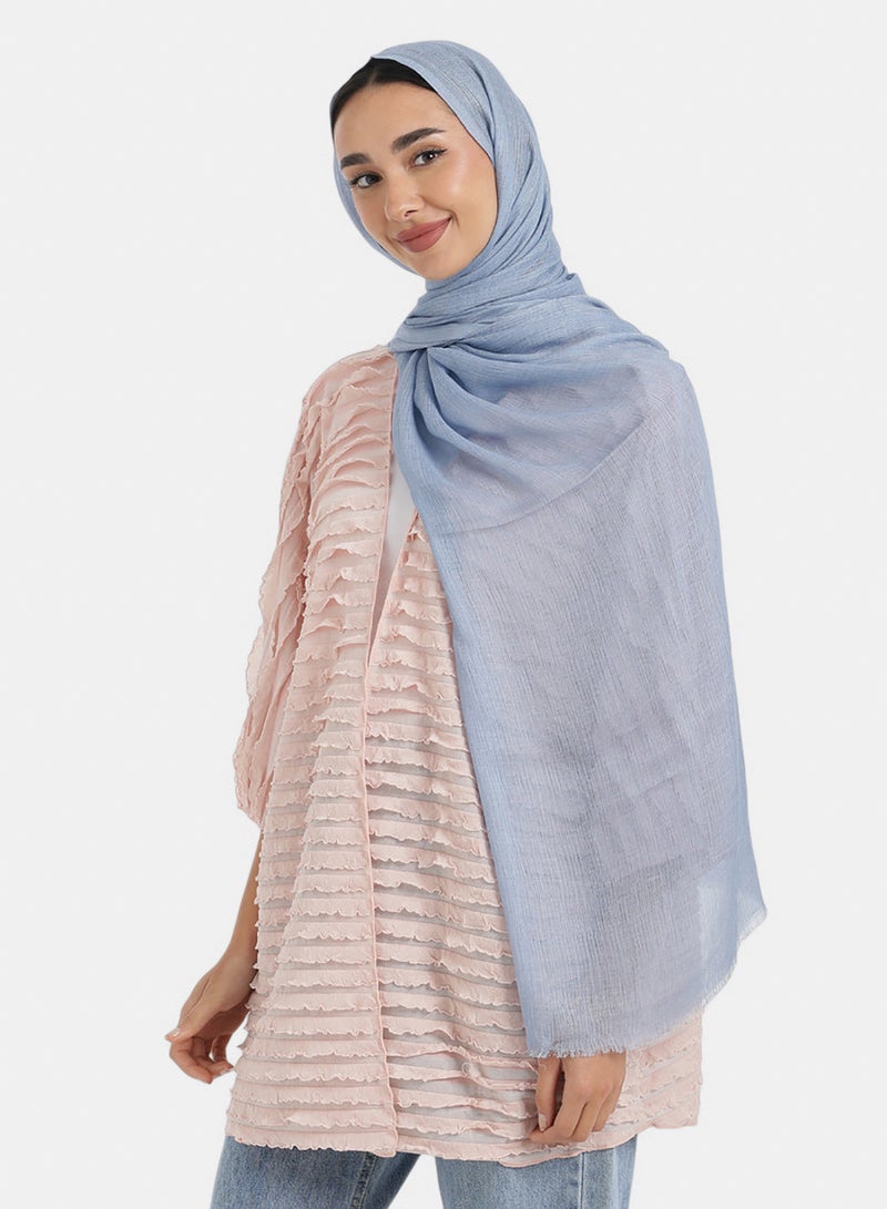 Carina Ribbed Cotton Scarf - Image 3